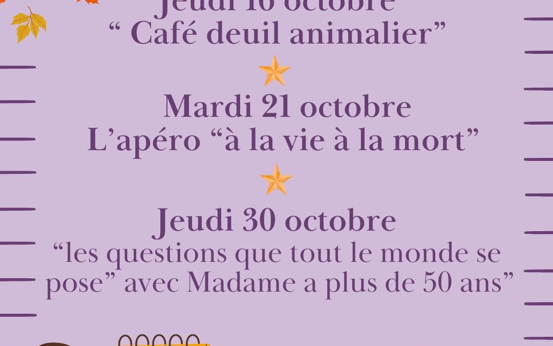L&rsquo;actualité d&rsquo;octobre