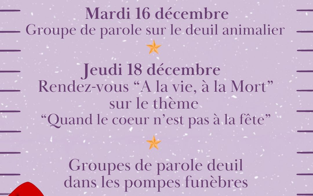 Actualité de décembre